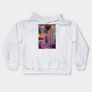 Vaporwave Aesthetic Kids Hoodie